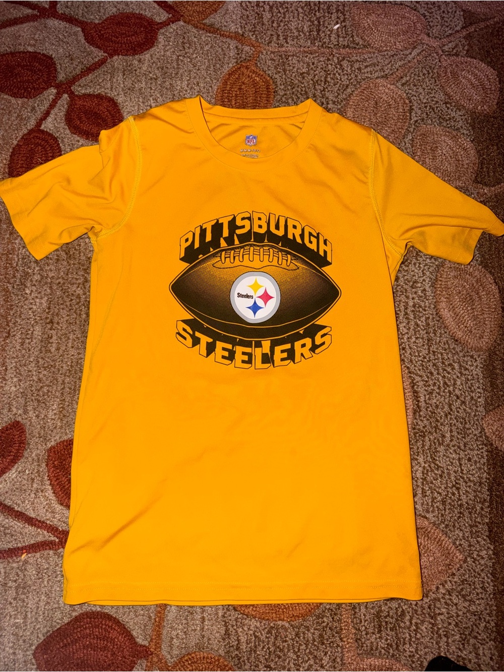 NFL Pittsburgh Steelers Yellow Short Sleeve Tee